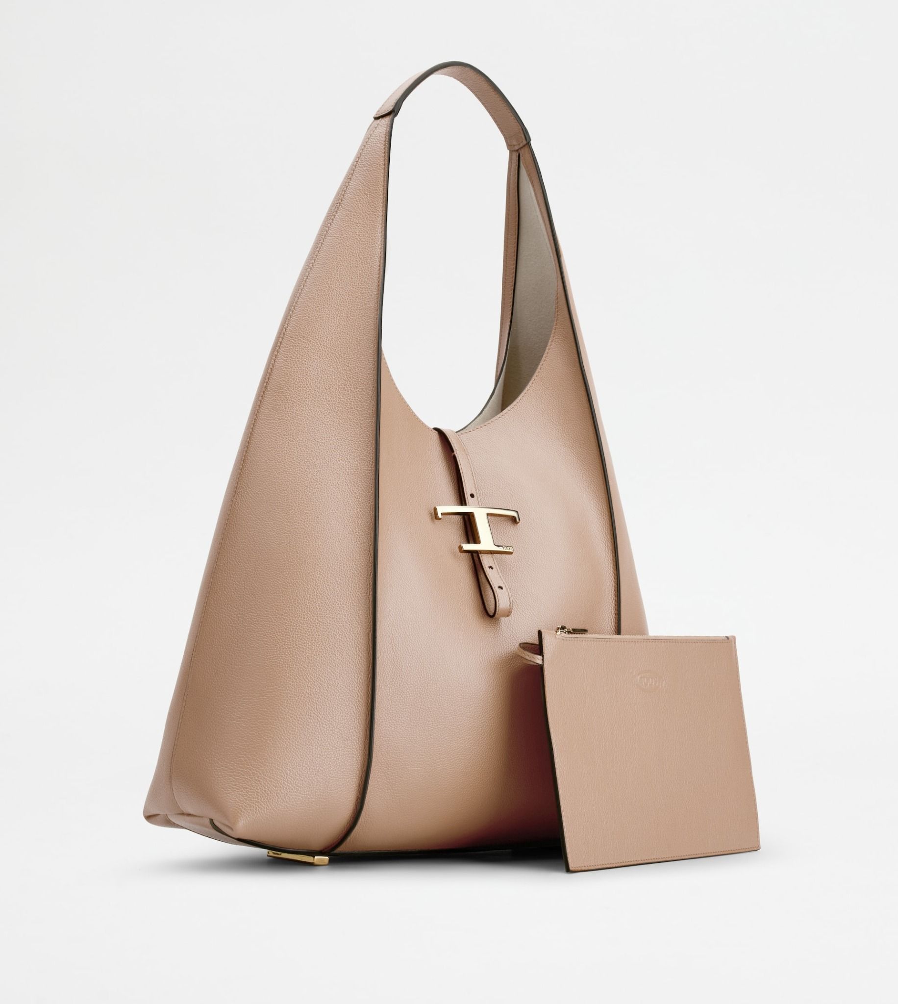  Túi Nữ Tod's T Timeless Hobo Bag Leather Large 'Pink' 