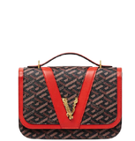  Túi Nữ Versace Virtus La Greca 'Red Brown' 