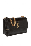  Túi Nữ Yves Saint Laurent Croc Shoulder Bag 'Black' 