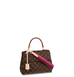  Túi Nữ Louis Vuitton Cluny BB Monogram Fuchsia Bordeaux Red 