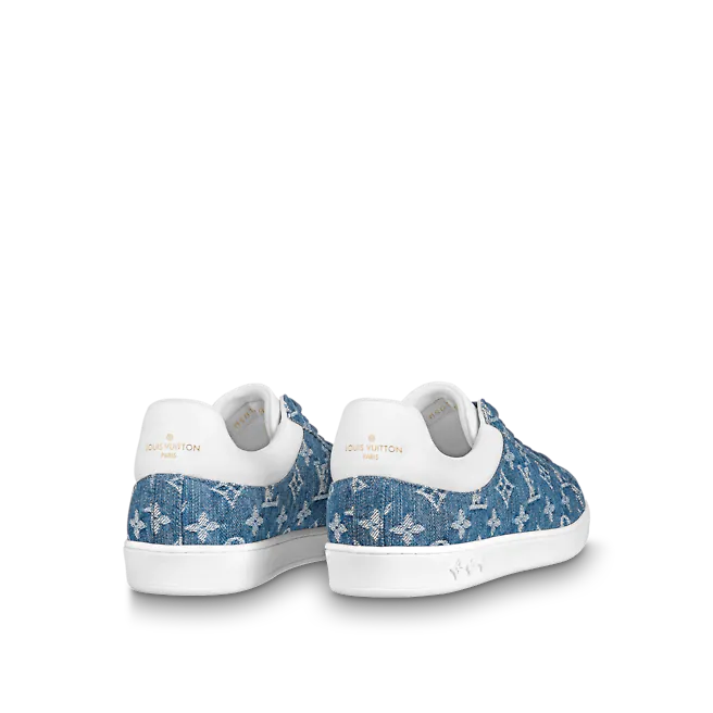  Giày Nam Louis Vuitton Luxembourg Trainers Monogram 'Navy Blue' 