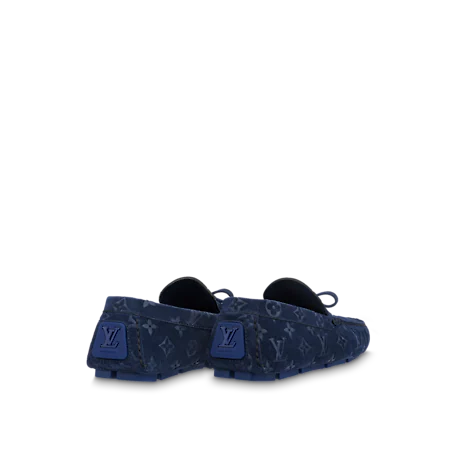  Giày Nam Louis Vuitton Lv Driver Moccasin 'Navy Blue' 