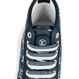  Giày Nữ Louis Vuitton Lv Squad Trainer Boots 'Navy Blue' 