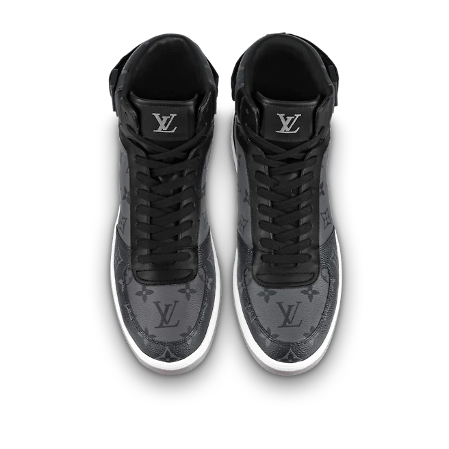  Giày Nam Louis Vuitton Rivoli Boot Monogram 'Grey' 