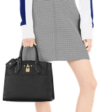  Túi Nữ Louis Vuitton City Steamer MM 'Noir Black' 