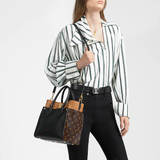  Túi Nữ Louis Vuitton On My Side Tote 'Black Orange' 