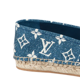  Giày Nữ Louis Vuitton Starboard Flat Espadrilles 'Navy Blue' 