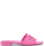  Dép Nữ Gucci Interlocking G Slide Sandal 'Pink GG Canvas' 