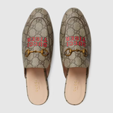  Giày Nữ Gucci Tiger GG Princetown Slipper 'Beige' 