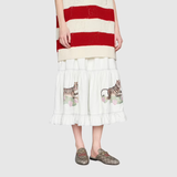  Giày Nữ Gucci Tiger GG Princetown Slipper 'Beige' 