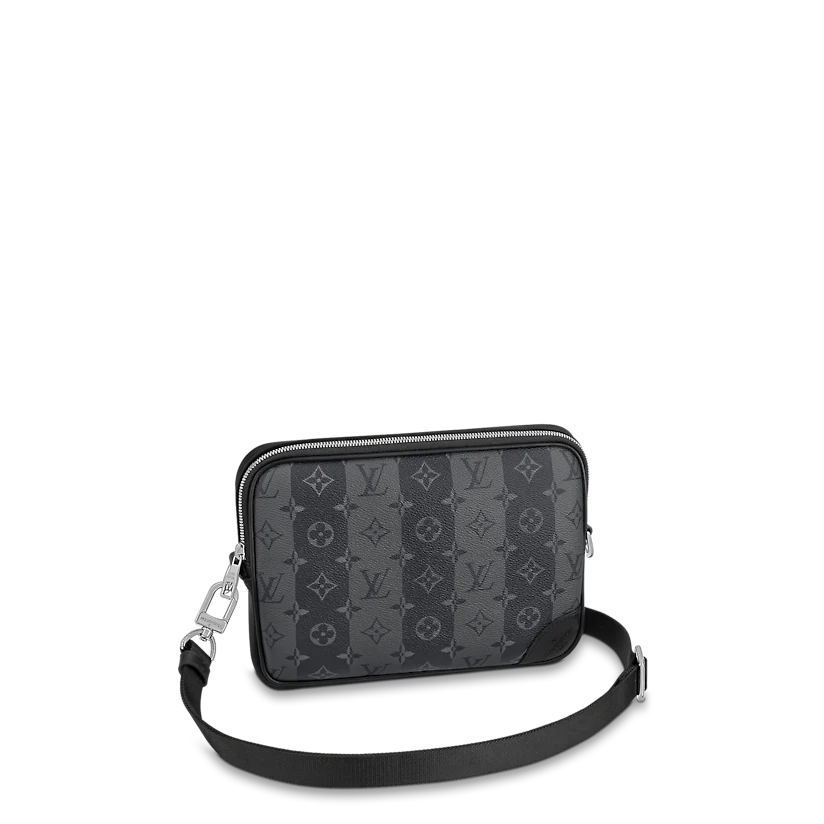  Balo Nam Louis Vuitton Utiliary Monogram Stripes 'Eclipse Canvas' 
