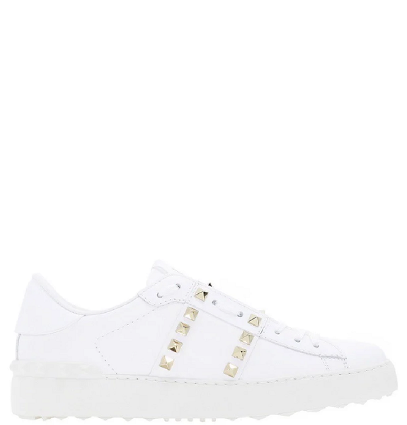  Giày Nữ Valentino Garavani Rockstud Untitled Sneakers 'White' 