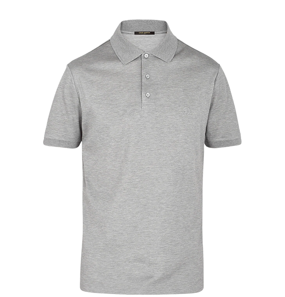  Áo Nam Louis Vuitton Short-Sleeved Polo 'Gris Chine' 