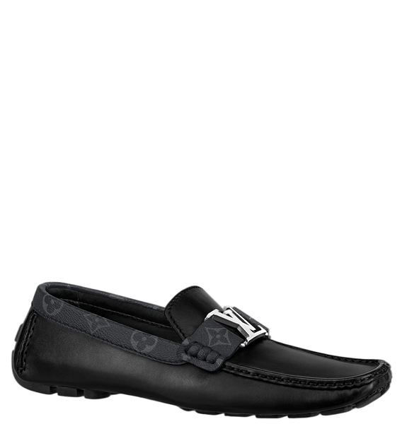  Giày Nam Louis Vuitton Monte Carlo Moccasins 'Black' 