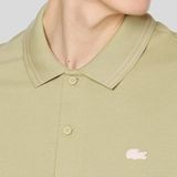  Áo Nam Lacoste Cotton Piqué Shirt 'Beige' 