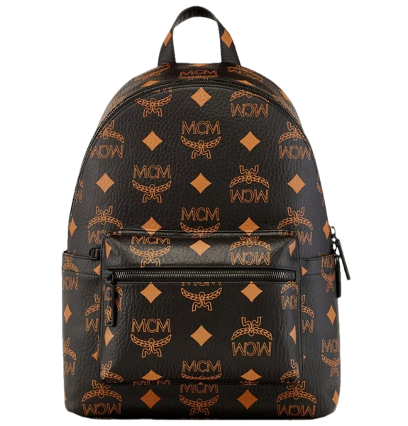  Balo MCM Medium Stark Backpack 'Black' 