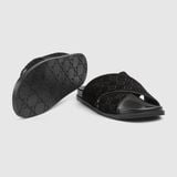  Dép Nam Gucci Slide Sandal 'Black' 