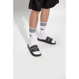  Dép Nam Moschino Milano Slides 'Black' 