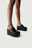  Dép Nữ Coperni Branded Clog Wedge 'Black' 