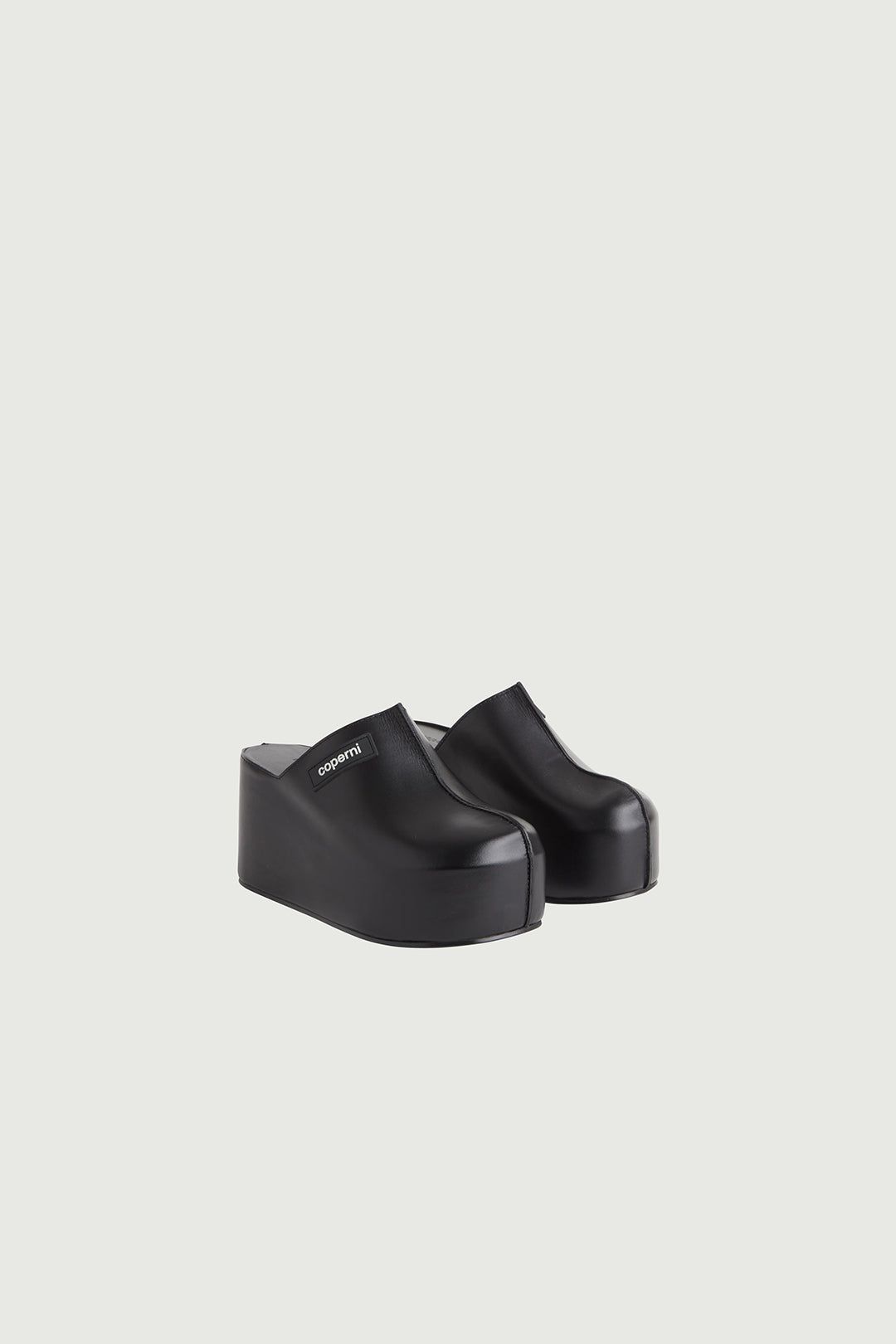  Dép Nữ Coperni Branded Clog Wedge 'Black' 