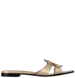  Dép Nữ Louis Vuitton LV Isola Flat Mules 'Gold' 