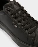  Giày Nam Bally Miky Leather Sneakers 'Black' 