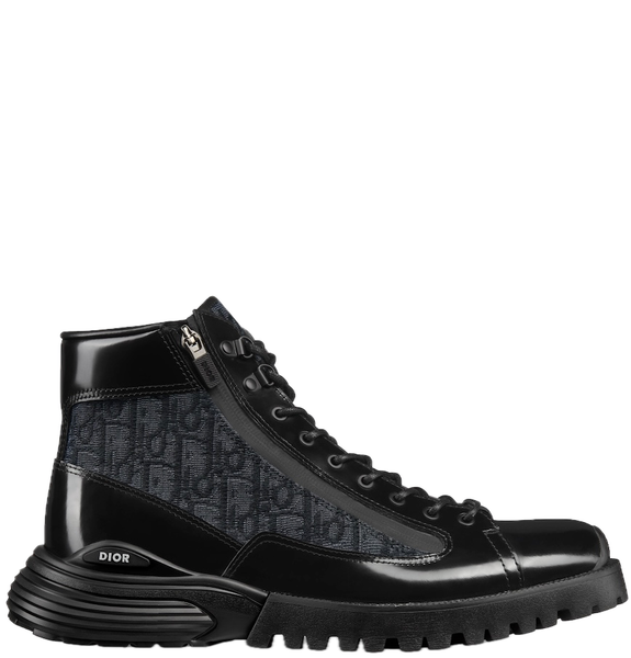  Giày Nam Dior Combat Ankle Boot 'Black' 