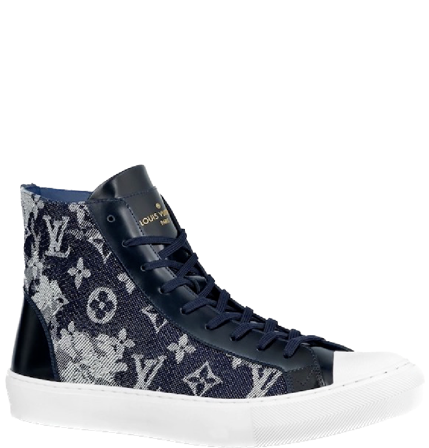 Giay Nam Louis Vuitton Tattoo Trainer Black 1A8KFL LUXITY