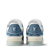  Giày Nam Louis Vuitton Trainer Sneaker 'Blue' 