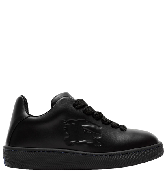  Giày Nữ Burberry Leather Box Sneakers' Black' 