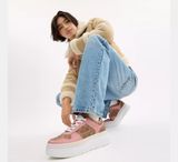  Giày Nữ Coach Platform Sneaker 'Pink Petal' 