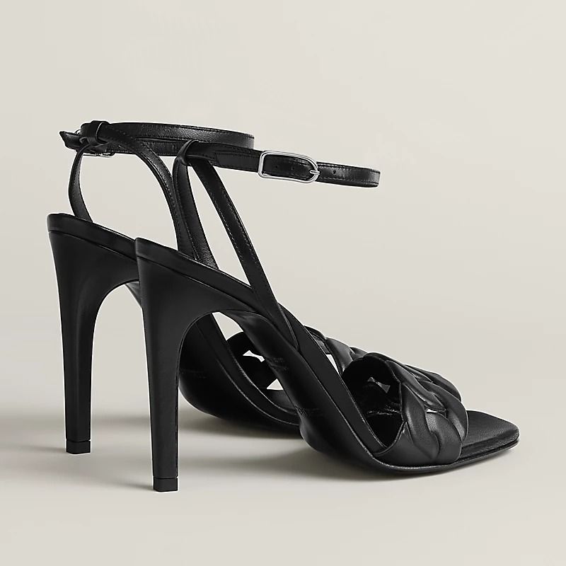  Giày Nữ Hermes Gala 105 Sandal 'Noir' 