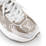  Giày Nữ Louis Vuitton Run 55 Trainers 'Beige' 