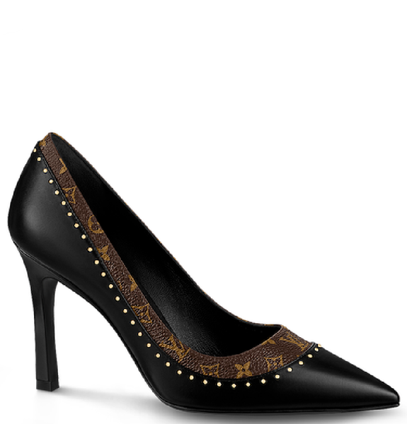  Giày Nữ Louis Vuitton Signature Pumps 'Black' 