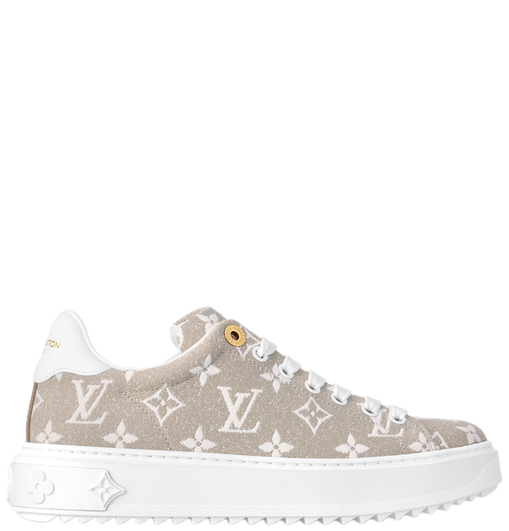  Giày Nữ Louis Vuitton Time Out Trainers 'Beige' 