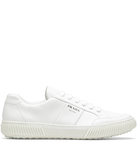  Giày Nam Prada Leather Laced 'White' 