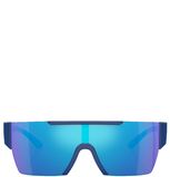  Kính Burberry Logo Sunglasses 'Blue' 
