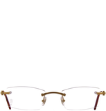  Kính Nam Cartier C Decor Eyeglasses 'Gold' 