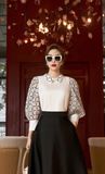  Kính Nữ Prada Sunglasses 'Black White' 