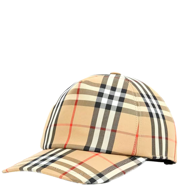  Mũ Burberry Vintage Check Baseball Cap 'Beige' 