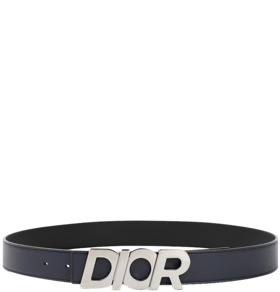  Thắt Lưng Nam Dior Silver Logo 'Navy' 