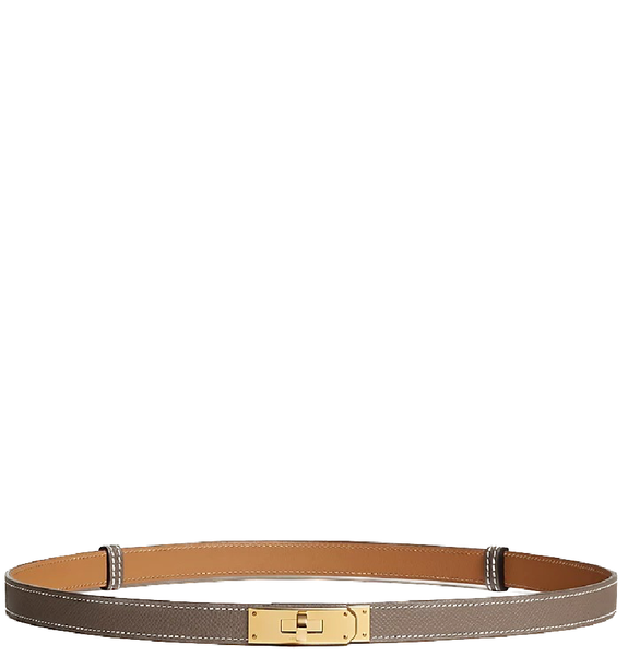  Thắt Lưng Nữ Hermes Kelly 18 Belt 'Étoupe' 