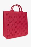  Túi Gucci GG Rubber Tote Bag 'Red' 