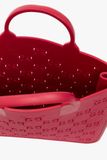  Túi Gucci GG Rubber Tote Bag 'Red' 