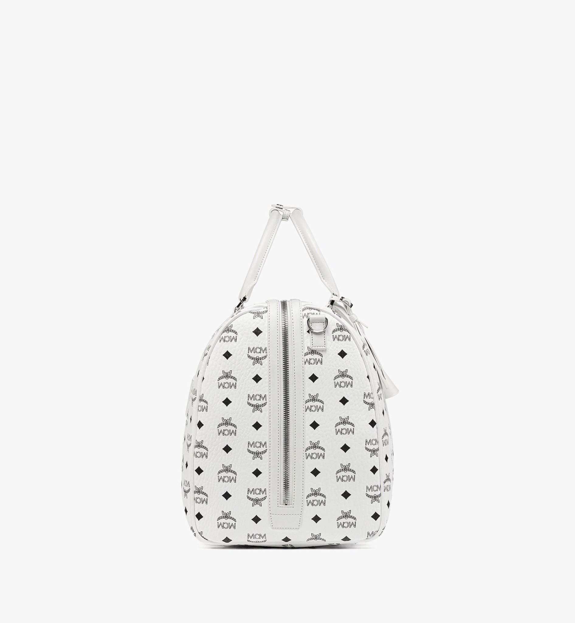  Túi MCM Ottomar Weekender Bag 'White' 