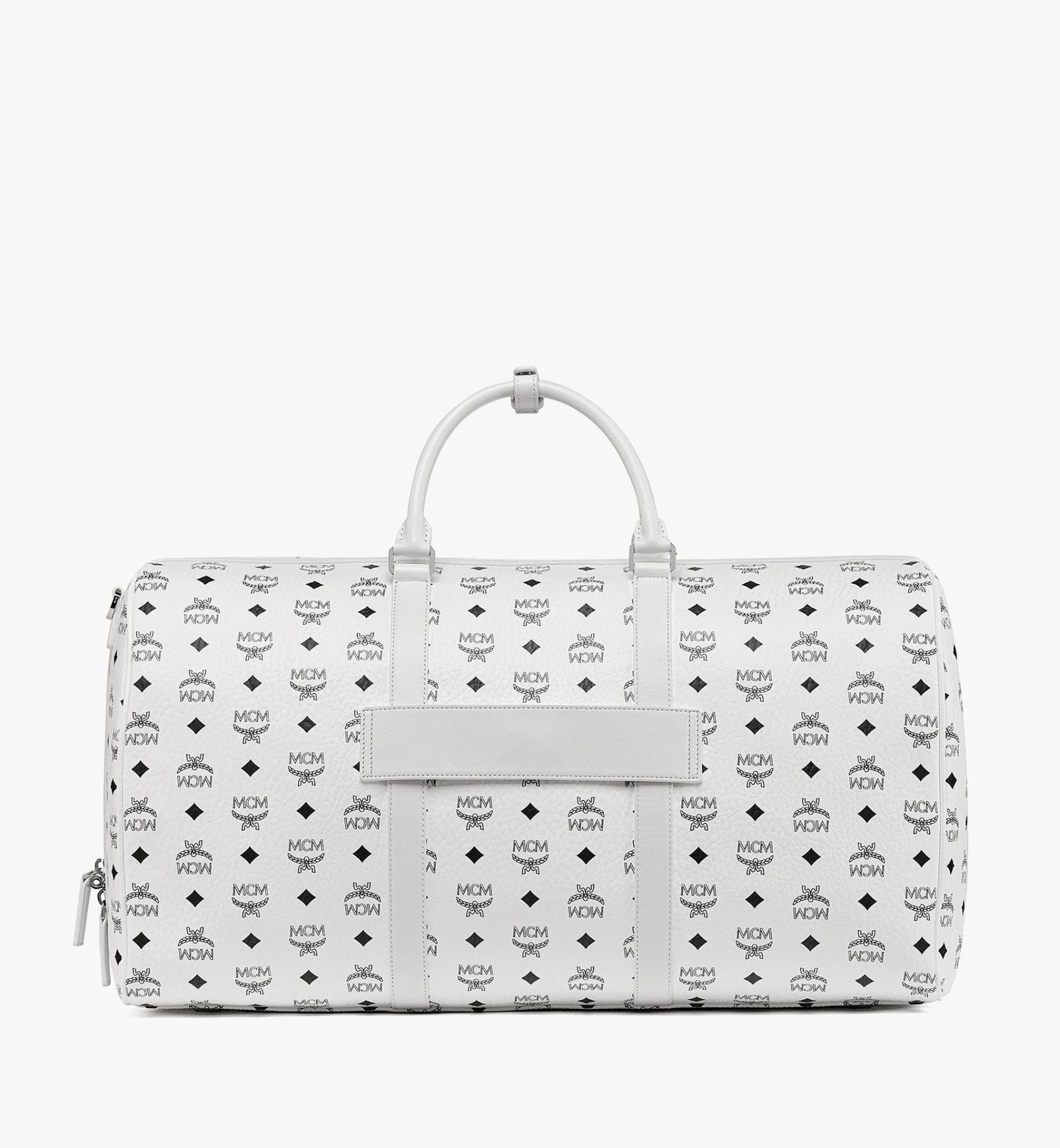  Túi MCM Ottomar Weekender Bag 'White' 