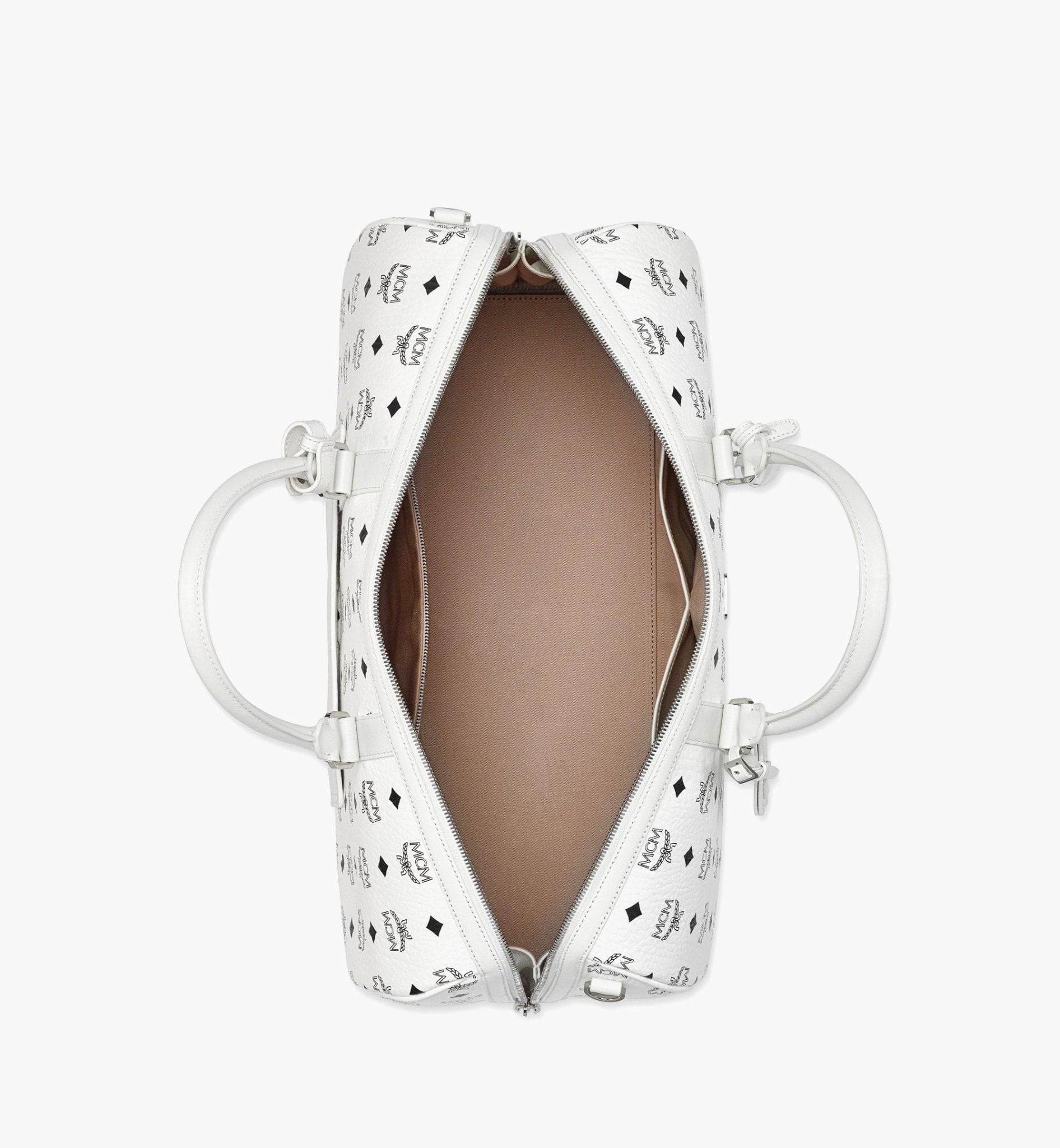  Túi MCM Ottomar Weekender Bag 'White' 