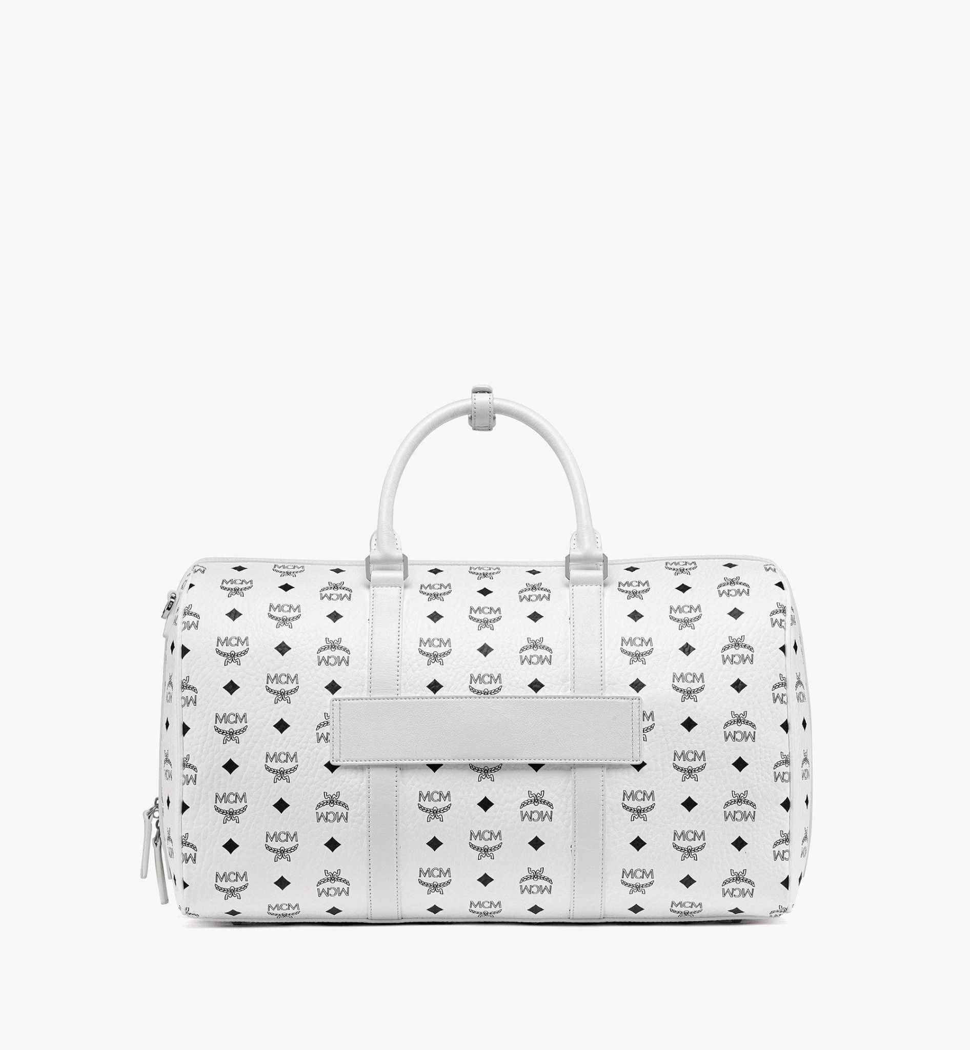  Túi MCM Ottomar Weekender Bag 'White' 