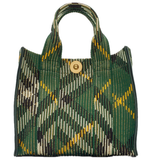  Túi Nữ Burberry Mini Check Knitted Tote 'Ivy' 