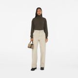  Túi Nữ Burberry Top Handle Note Bag 'Beige' 